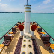 Helka nosztalgiahajó felső fedélzet