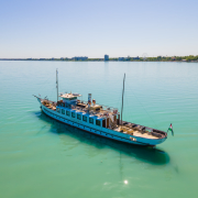 Kelén nosztalgiahajó a Balatonon