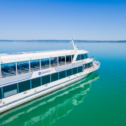 Szigliget motoros a Balatonon