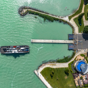 Baross Gábor komp a révben