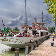 Keszthely hajóállomás Helka nosztalgiahajó