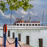 Keszthely hajóállomás Helka nosztalgiahajó