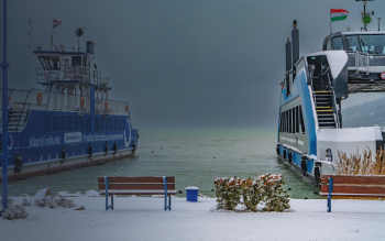 Havas kompok a révben